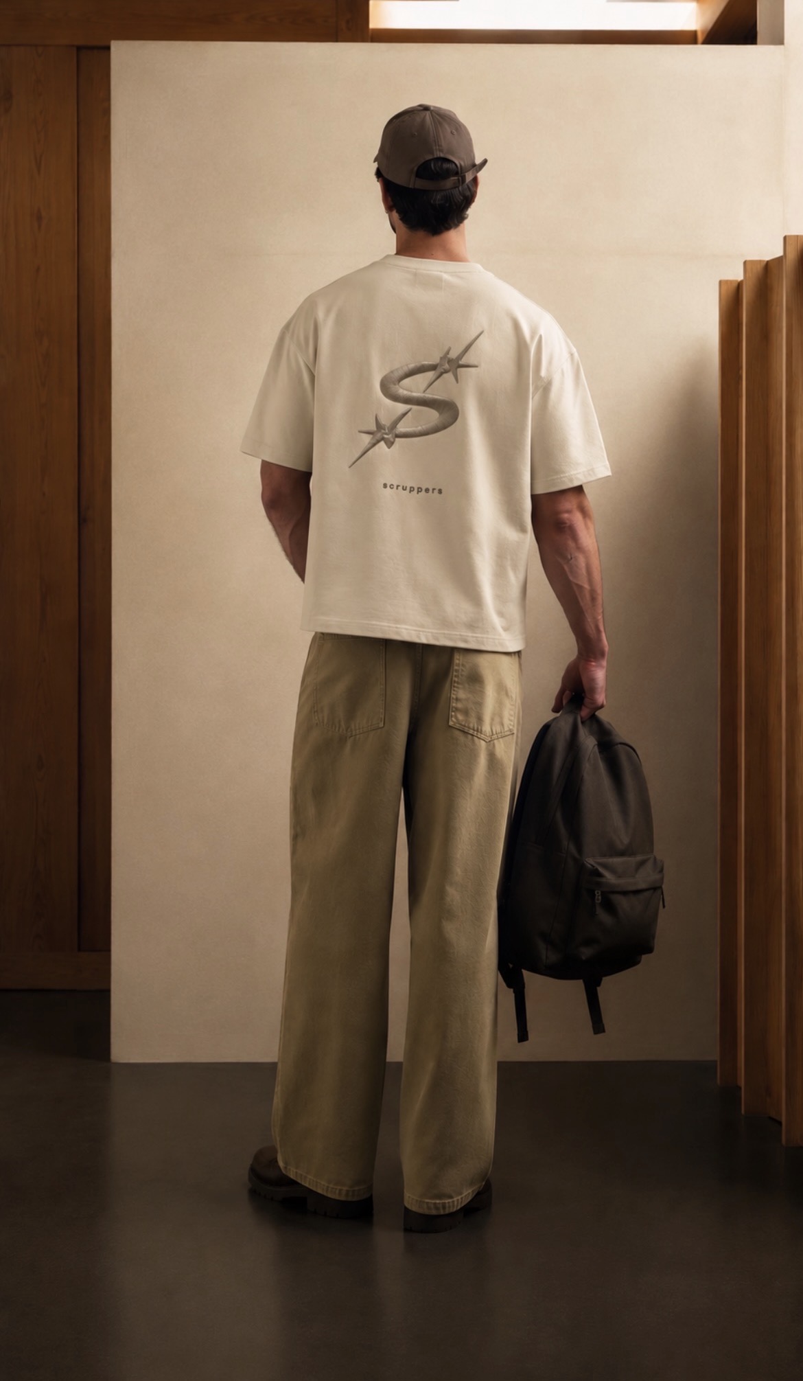 Scruppers premium oversized t-shirt campaign